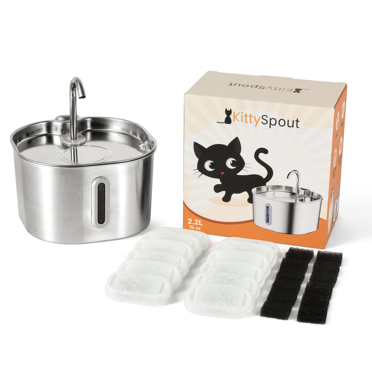 The KittySpout™ - 2.2L VIP Value Bundle